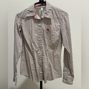 Cinch button down shirt